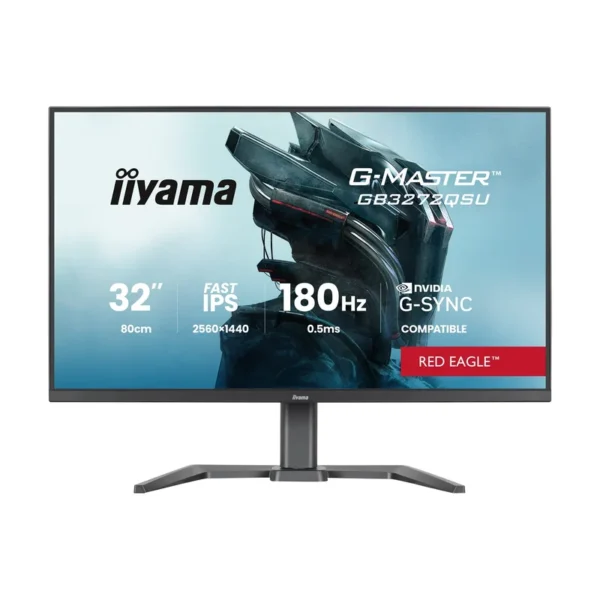 iiyama G-MASTER GB3272QSU-B1 computer monitor 80 cm (31.5") 2560 x 1440 pixels Quad HD LED Black
