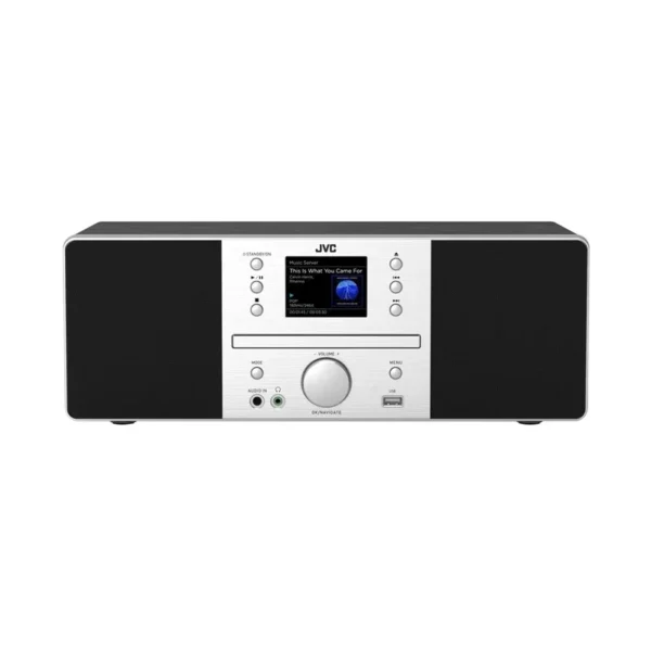 JVC RD-E874B Tower Bluetooth 20 W Black, Silver