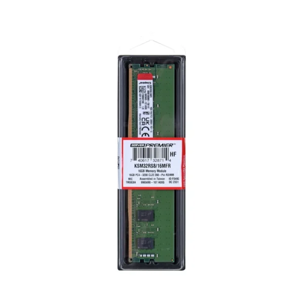 Kingston RDIMM 16GB DDR4 1Rx8 Micron F Rambus 3200MHz PC4-25600 KSM32RS8/16MFR