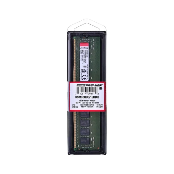 Kingston RDIMM 16GB DDR4 2Rx8 Hynix D Rambus 3200MHz PC4-25600 KSM32RD8/16HDR