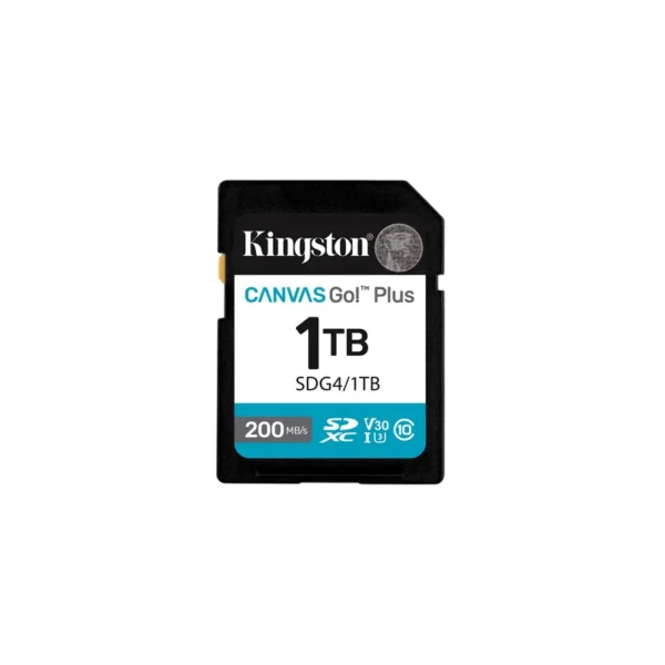 Kingston Technology Canvas Go! Plus 1TB SDXC Canvas Go Plus Gen4 200MB/s C10 UHS-I U3 V30