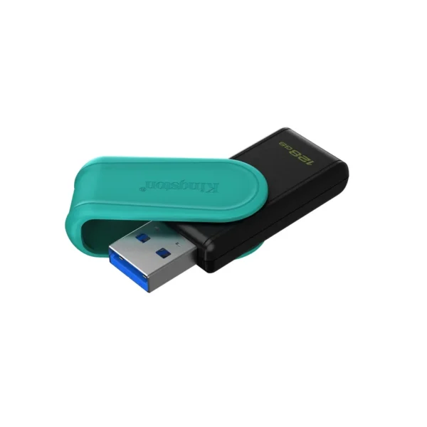 Kingston Technology DataTraveler 128GB Portable USB 3.2 Gen 1 Exodia S (Black/Turquoise)
