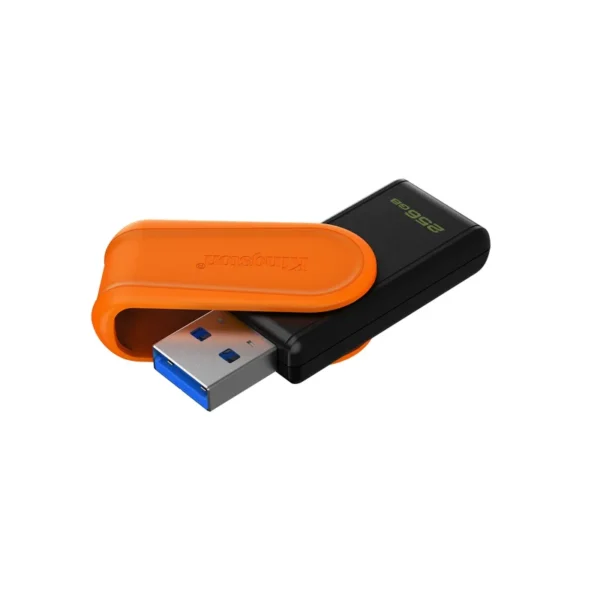 Kingston Technology DataTraveler 256GB Portable USB 3.2 Gen 1 Exodia S (Black/Orange)
