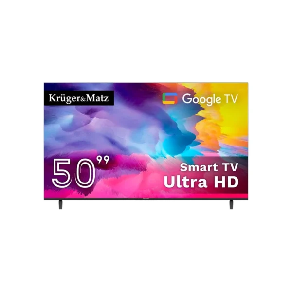 Krüger&Matz KM0250UHD-G 126 cm (50") UHD Smart TV Wi-Fi Black