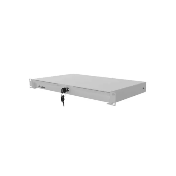 Lanberg 19" Rack Cabinet Drawer 1U 270 mm Grey (1U/483 × 270 mm, Load Capacity up to 30 kg)