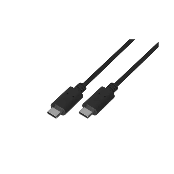 Lanberg CA-CMCM-10CU-0010-BK kabel USB 2.0 1m USB-C M/M Black