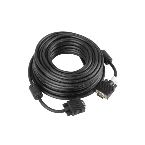 Lanberg CA-VGAC-10CC-0100-B VGA cable 10 m VGA (D-Sub) Black