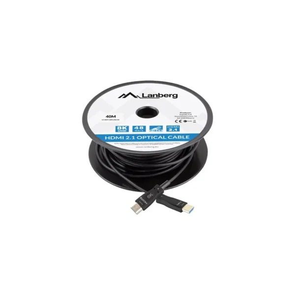 LANBERG HDMI CABLE M/M V2.1 40M 8K OPTICAL AOC