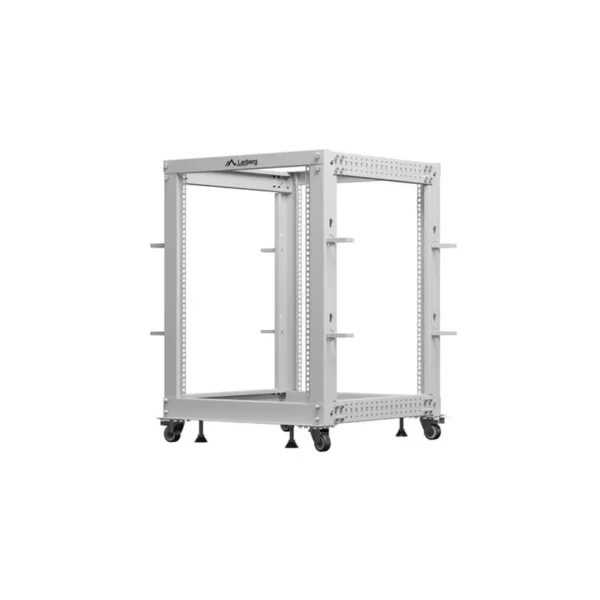 LANBERG OPEN RACK 19" 15U 600X600-1100 ADJUSTABLE GREY
