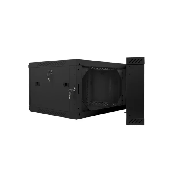 Lanberg WF02-6606-10B rack cabinet 6U Wall mounted rack Black