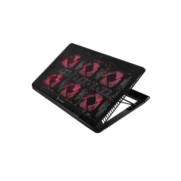 Laptop cooling pad, 6 backlit fans, 2000 RPM, SAVIO COS-01