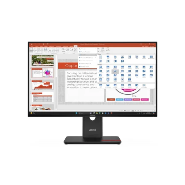 Lenovo ThinkVision T27-40 LED display 68.6 cm (27") 1920 x 1080 pixels Full HD Black
