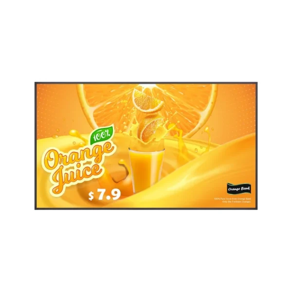 LG 49UH5Q-E 49" Digital Signage 4K UHD Wi-Fi WebOS 500 cd/m² Display Black