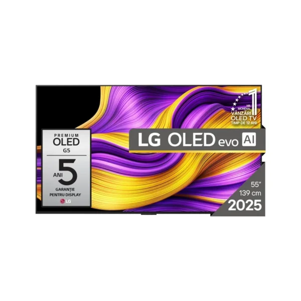 LG OLED evo AI OLED55G51LW TV 139.7 cm (55") 4K Ultra HD Smart TV Wi-Fi Black