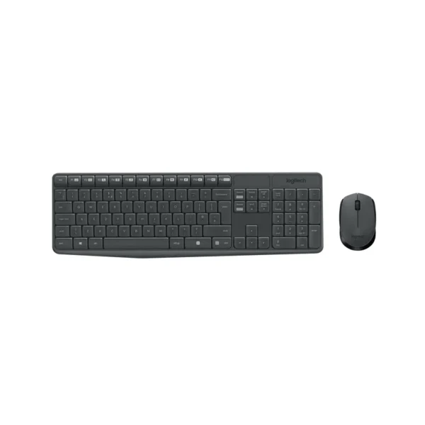 Logitech MK235 keyboard Mouse included USB QWERTY US International Grey