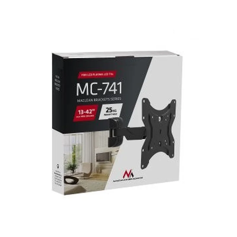 Maclean MC-741 TV mount 106.7 cm (42") Black