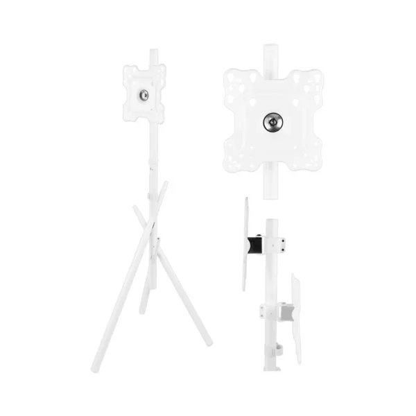 Maclean TV Floor Stand/Mount, 27–55", max. VESA 200x200, max. 60 kg, MC-181 W