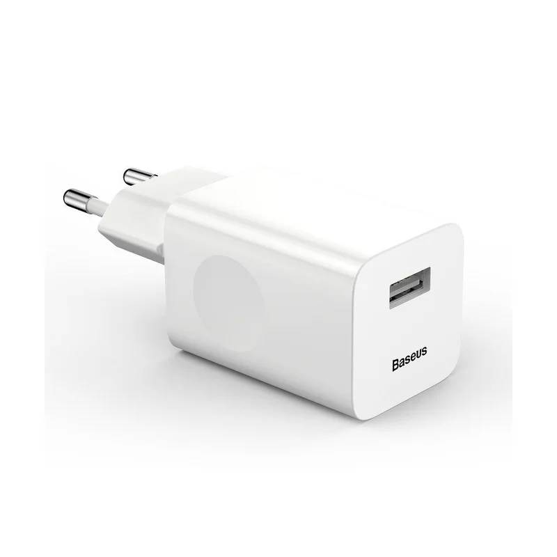 Mains Charger Baseus Charging Quick Charger USB 3.0 - white