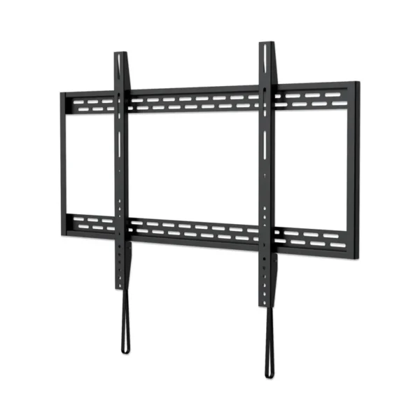 Manhattan Wall Mount for TV & Monitors (Fixed), For screens 60" to 100", VESA compatibility: all between 200x200mm to 900x600mm - check the dimensions of the four mounting holes on back of screen to ensure it fits, Max 50kg, Black, Bracket