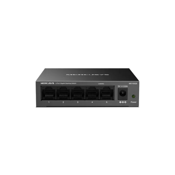 Mercusys MS105GS - Desktop switch, 5 Gigabit ports, black