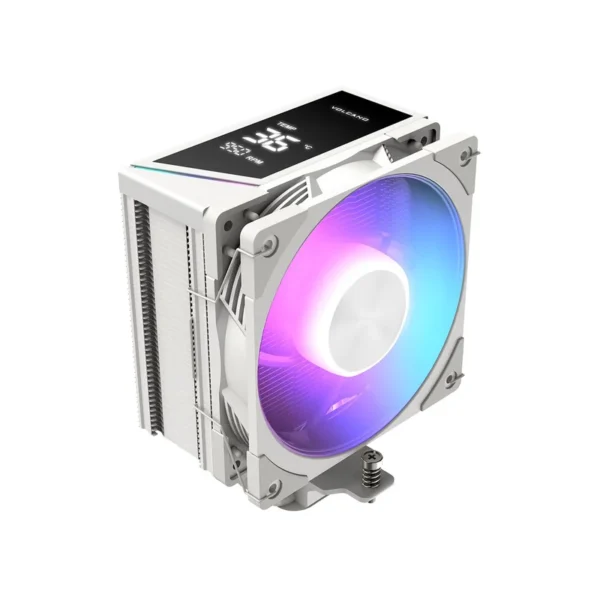 MODECOM Volcano 0C T202 LCD ARGB Processor Air cooler 12 cm White