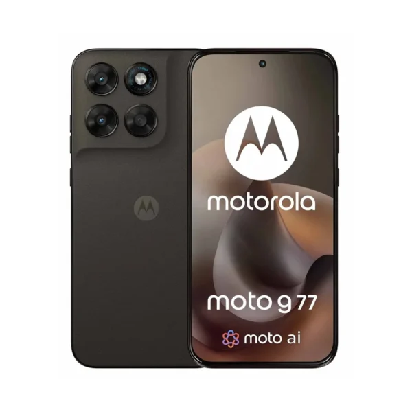 Motorola Moto G77 5G 12/256 GB smartphone in Pantone Black Olive