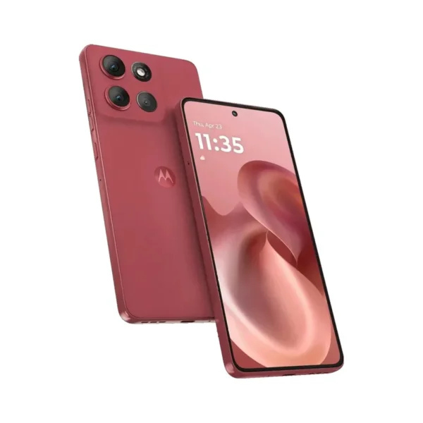 Motorola Moto G86 Power 5G 12/256 GB smartphone in Pantone Chrysanthemum (pink)