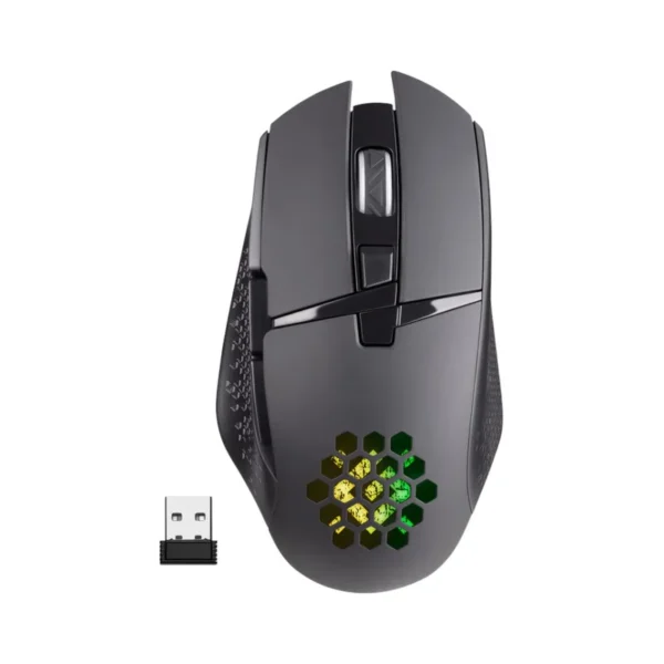 MOUSE DEFENDER GM-514 GLORY OPTIC RF RGB 3200dpi 7P BLACK