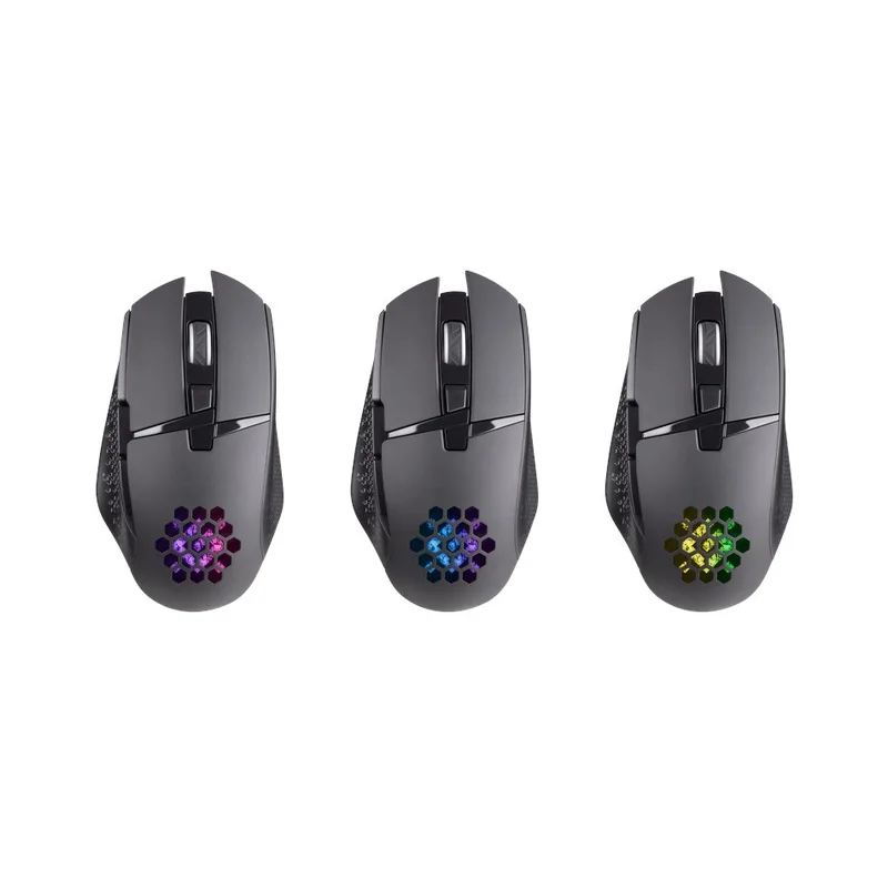 MOUSE DEFENDER GM-514 GLORY OPTIC RF RGB 3200dpi 7P BLACK