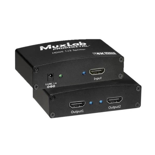 MUXLAB Splitter HDMI 1x2, UHD-4K