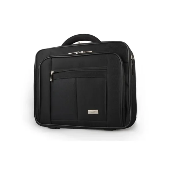 NATEC Boxer notebook case 39.6 cm (15.6") Briefcase Black