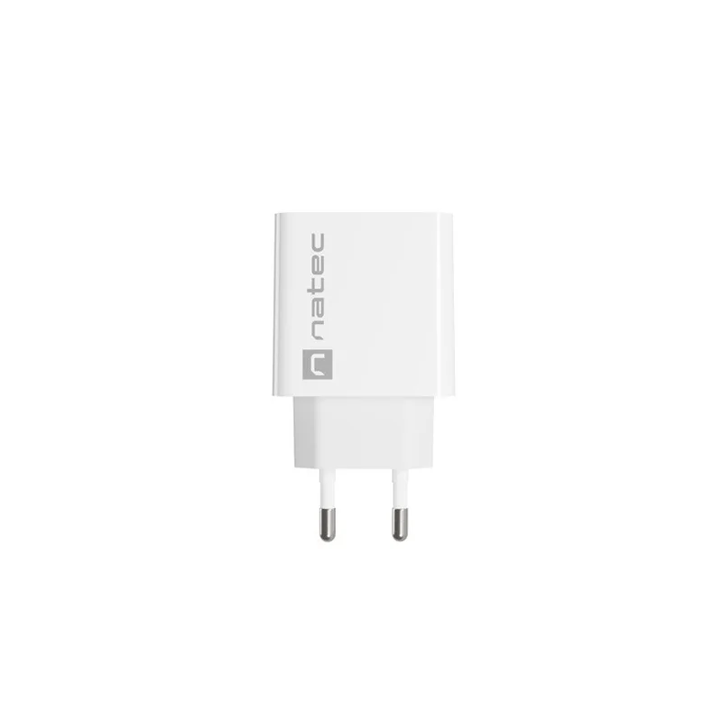 NATEC NETWORK CHARGER RIBERA USB-A 18W WHITE
