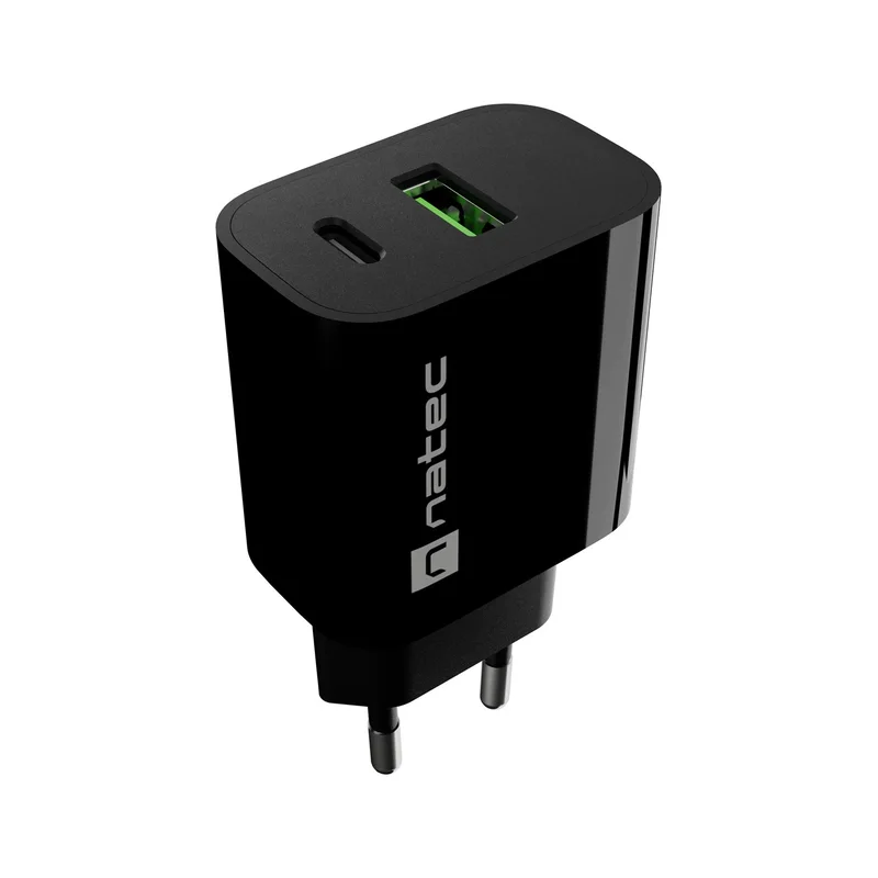 NATEC NUC-2397 mobile device charger Universal Black AC Fast charging Indoor