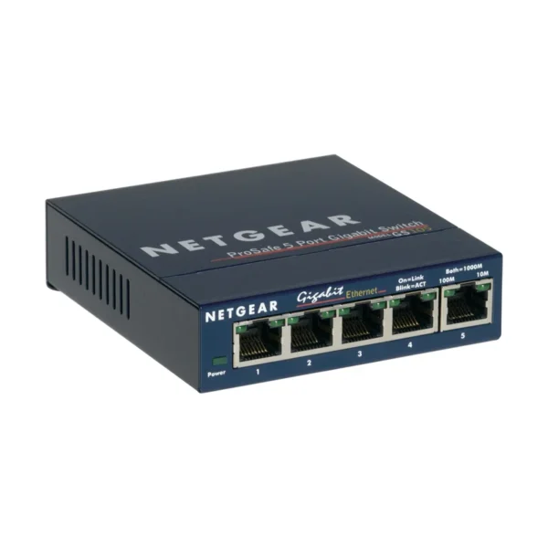 NETGEAR GS105 Unmanaged Gigabit Ethernet (10/100/1000) Blue