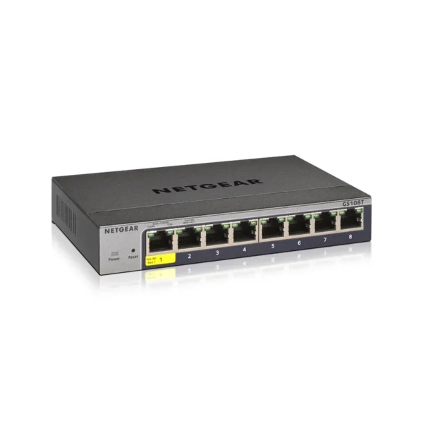 NETGEAR GS108T Managed L2 Gigabit Ethernet (10/100/1000) Grey