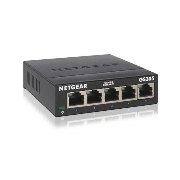 NETGEAR GS305 Unmanaged L2 Gigabit Ethernet (10/100/1000) Black