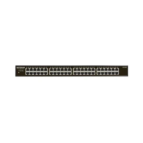 NETGEAR GS348 Unmanaged Gigabit Ethernet (10/100/1000) 1U Black