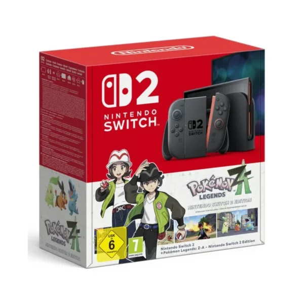Nintendo Switch 2 + Pokémon Legends: Z-A: Switch 2 Edition portable game console 20.1 cm (7.9") 256 GB Touchscreen Wi-Fi Black