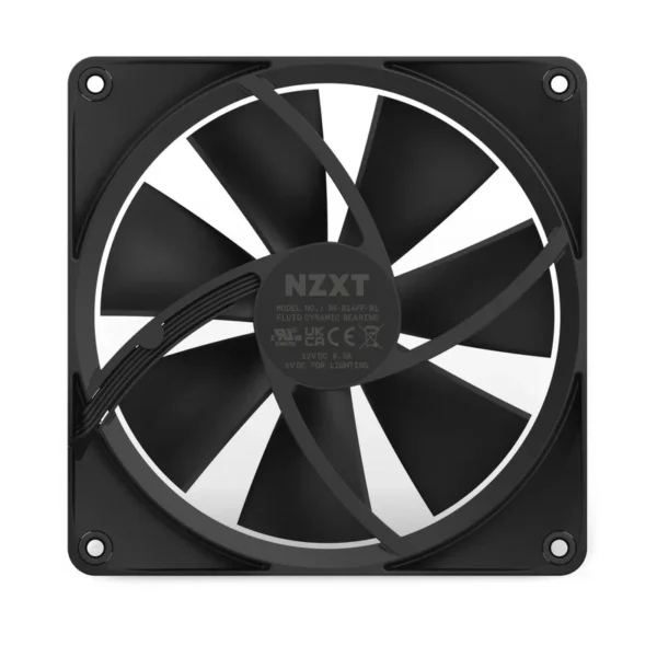 NZXT F140 RGB Computer case Fan 14 cm Black 1 pc(s)