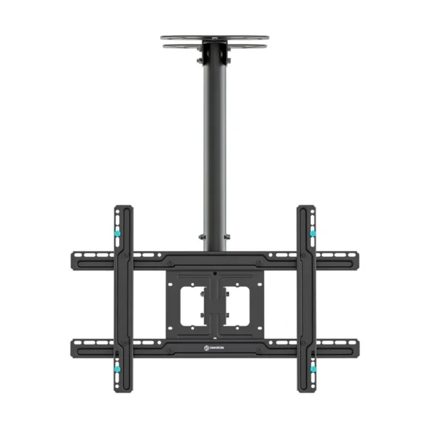 ONKRON Ceiling mount for TV 32"-80" max 68 kg, tilt-swivel, black