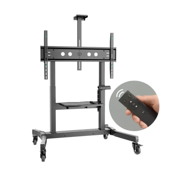 ONKRON TS1991E-B Mobile Motorised Stand for TVs or Interactive Panels 50‘-100’, max 130 kg, black