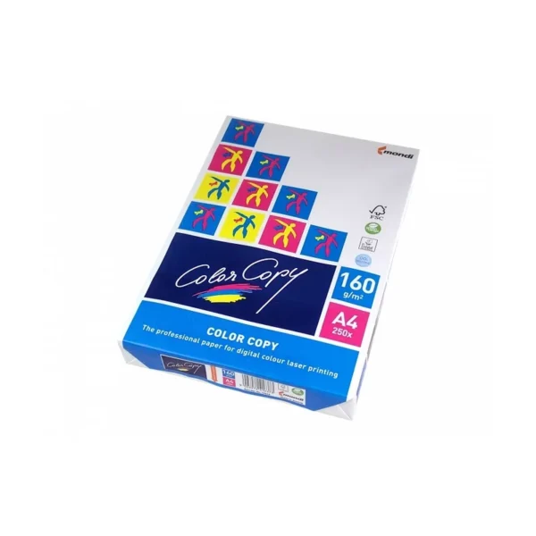 Paper copier office Mondi Color Copy 8687A16 (A4; 160g/m2; 250 pcs. sheets; paper white; satin)