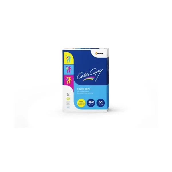 Paper copier office Mondi Color Copy 8687A25 (A4; 250g/m2; 125 sheets; white paper; satin)