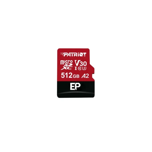 Patriot Memory EP A2 memory card 512 GB MicroSDXC V30 U3 Class 10 (PEF512GEP32MCX)
