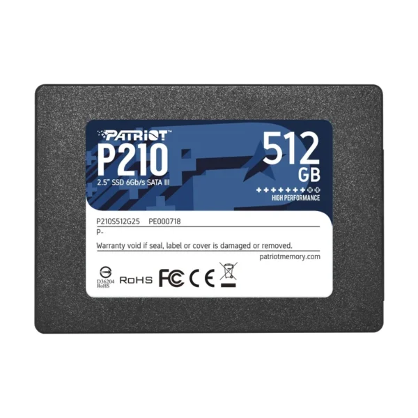 Patriot Memory P210 2.5" 512 GB Serial ATA III