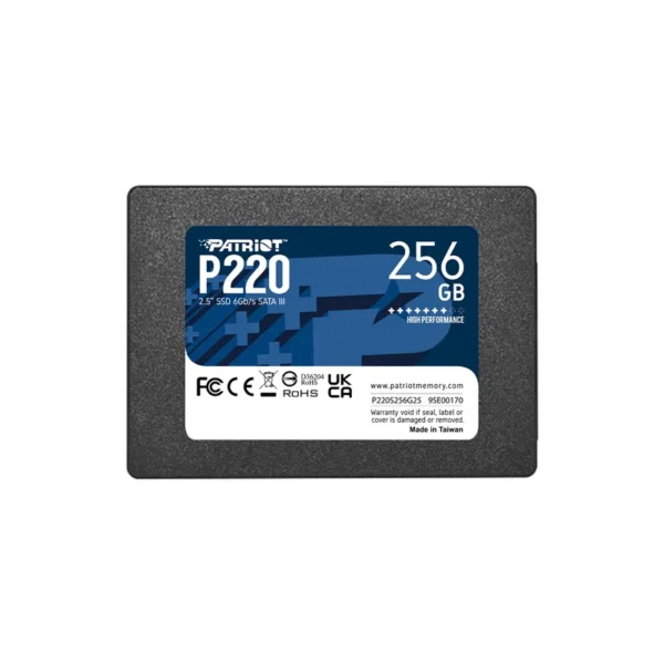 Patriot Memory P220 256GB 2.5" Serial ATA III