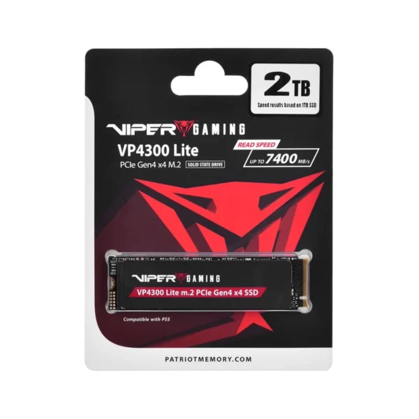 Patriot Memory VP4300 Lite 2 TB M.2 PCI Express 4.0 NVMe (VP4300L2TBM28H)