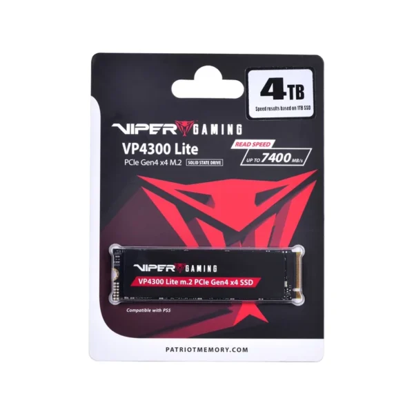 Patriot Memory VP4300 Lite M.2 4 TB PCI Express 4.0 NVMe (VP4300L4TBM28H)