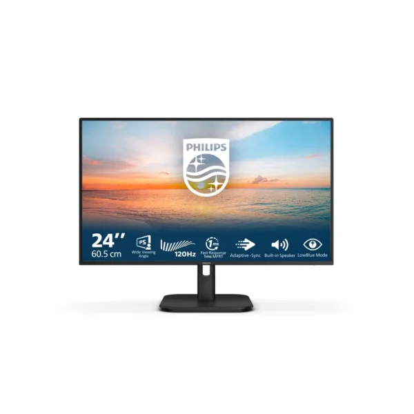 Philips 1000 series 24E1N1200A/00 computer monitor 60.5 cm (23.8") 1920 x 1080 pixels Full HD LCD Black