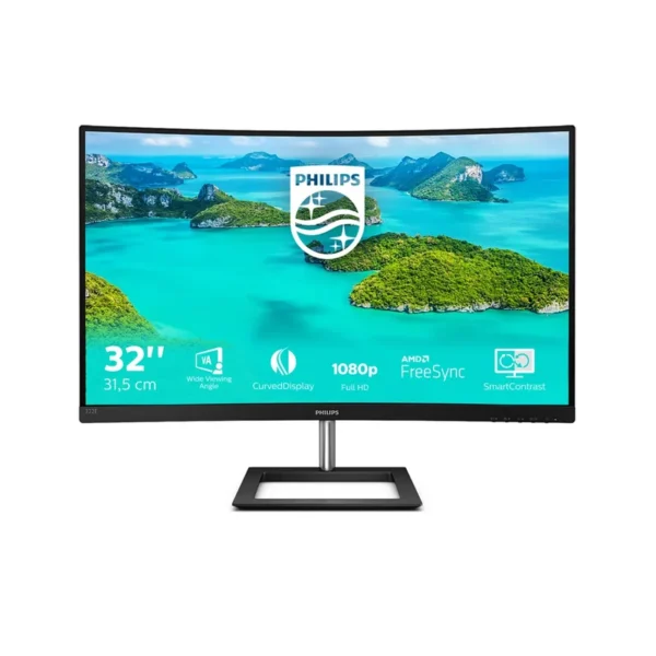Philips E Line 322E1C/00 LED display 80 cm (31.5") 1920 x 1080 pixels Full HD LCD Black